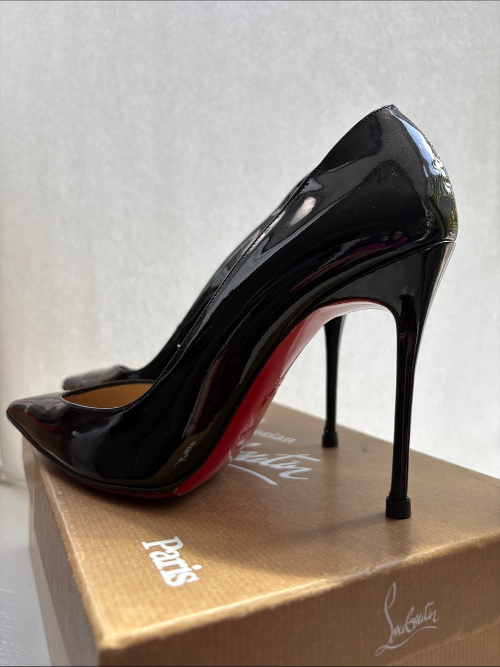 Christian Louboutin Completa Black Patent Pumps - Picture 15 of 16